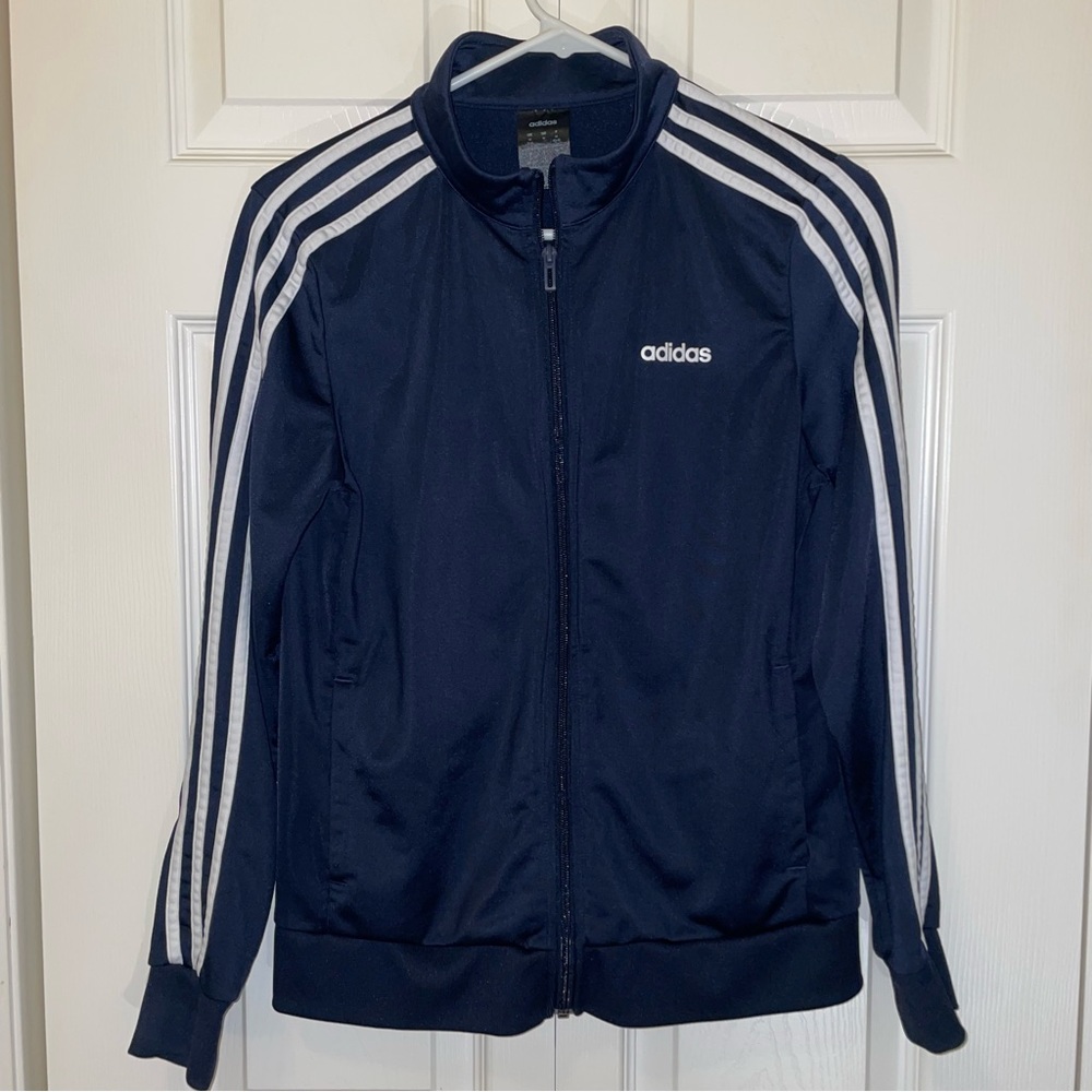 adidas Woman’s Essentials Blue Track Jacket